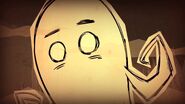 Fantasma da Willow, como visto no trailer de lançamento do Don't Starve Together.