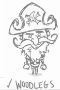 Concept art of Woodlegs.