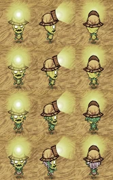 Wormwood wearing a Miner Hat.