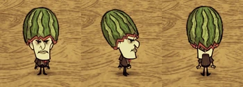 Maxwell wearing a Fashion Melon.
