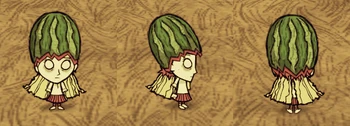 Wendy wearing a Fashion Melon.