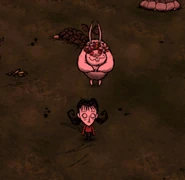 A Bunnyman wearing a Garland.