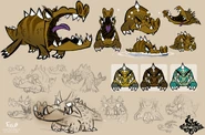 Crocodog concept art.