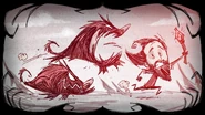 Papel de parede para o lançamento de Don't Starve.