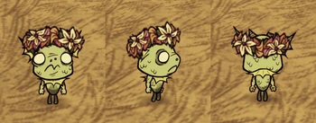 Wurt wearing a Garland.