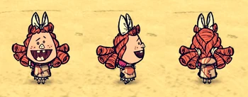 Wilba wearing a Snakeskin Jacket.