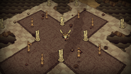 A group of Clockwork Knights in a Chess biome.