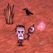 Maxwell standing next to a Polar Star at Dusk.