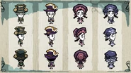 A promotional image featuring different outifits for the player characters to wear.