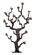 Unused Diseased Twiggy Tree model.