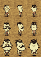 Wolfgang's different looks.