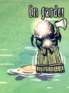 Webber being shocked by the Jellyfish.