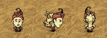 Winona carrying a Knight Head.