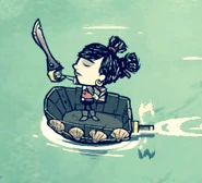 Iron Wind propelling a boat.