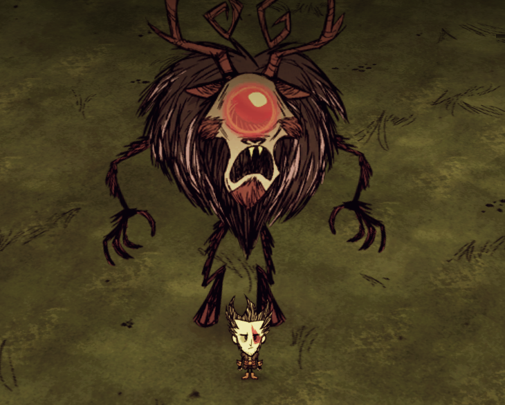 Don't Starve Together Deerclops Boss Fight No Damage : r/dontstarve