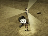 Willow summoning a Polar Star with the Moon Caller's Staff.