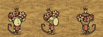 Wilbur wearing a Garland.