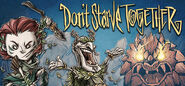 The game image for Don't Starve Together on Steam during the Year of the Varg event.