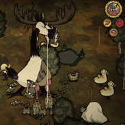 Using Frog Rain to slay a Moose/Goose.