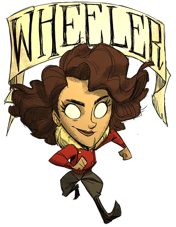 Don t link. Уилер don't Starve. Don t Starve персонажи. Персонаж донт старв Уилер. Don't Starve Hamlet Wheeler.