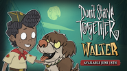 Thumbnail for Walter's update news post on Steam, featuring both Walter and Woby.