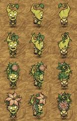 Wormwood wearing a Krampus Sack.