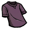 Snail Mucus Purple T-Shirt Icon
