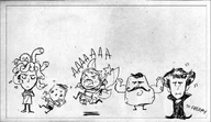 Wilson dressed as a vampire from Rhymes with Play # 276.
