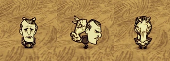 Maxwell carrying a Knight Head.