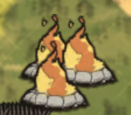 Older Fire Pit icons on a map.