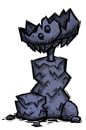 Glommer's Statue after being mined.