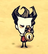 Wilson using a Spyglass.