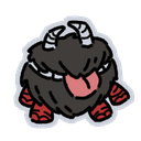 Shadow chester halloween emoji from official Klei Discord server