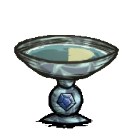 The Moon Dial on a waxing half moon.