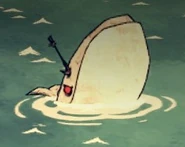 Wite whale pic.jpg (35キロバイト) White Whaleの頭に刺さっているのが銛です