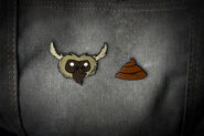 A Beefalo and Manure pin set.