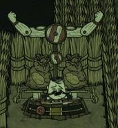 MightyGymFailure.png (289キロバイト) Wolfgang failing a lift and dropping the weights.