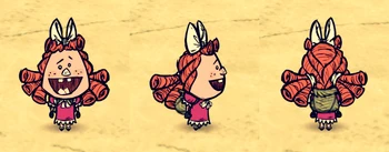 Wilba wearing a Thatch Pack.