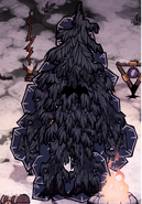 Frozen lumpy treeguard