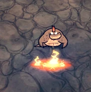 Dragoonの吐き出した溶岩