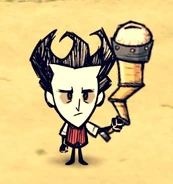 Wilson holding a Super Spyglass.