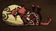 A sleeping Krampus.