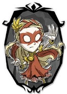 Portrait of Wendy's "The Magmatic" skin in DST.