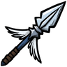 Tecida - Elegante Lança Alada (Winged Spear) Garantido de disparar verdadeiramente reto e direto em seu alvo. Ver em jogo