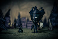 A limited edition Shadow Wilson figure with an Axe and Beardling-like Rabbit.