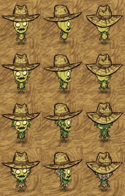 Wormwood wearing a Straw Hat.