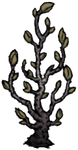 A diseased Lunar Sapling in Don't Starve Together.