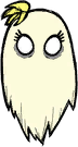 Wendy Fantasma no Don't Starve Together.