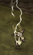 A Volt Goat getting struck by lightning.