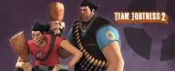 Wilson's Weave along with the Ham Shank on the promotional banner for Don't Starve-themed items in Team Fortress 2 (TF2).